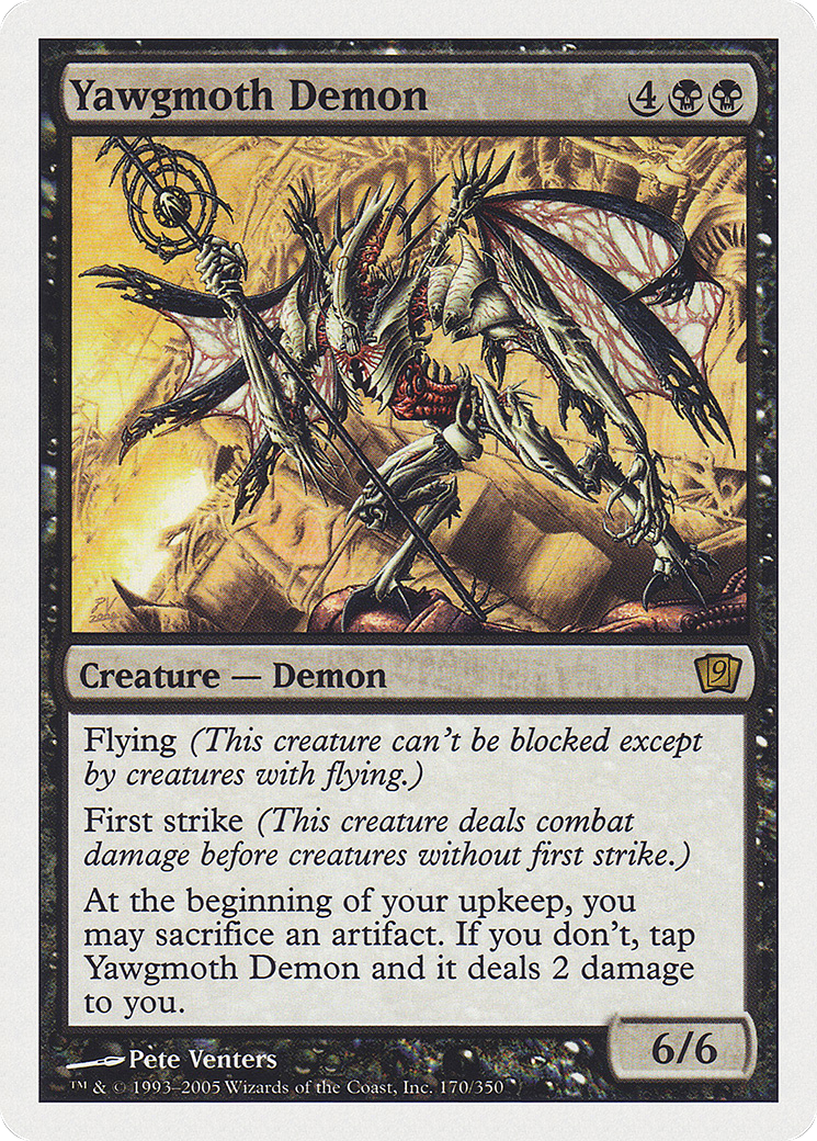 Yawgmoth Demon (170) - Ninth Edition