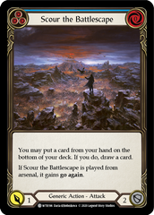 Scour the Battlescape (Blue) [U-WTR196] (Welcome to Rathe Unlimited)  Unlimited Rainbow Foil | Silver Goblin