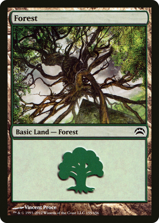 Forest (155) [Planechase 2012] Foil
