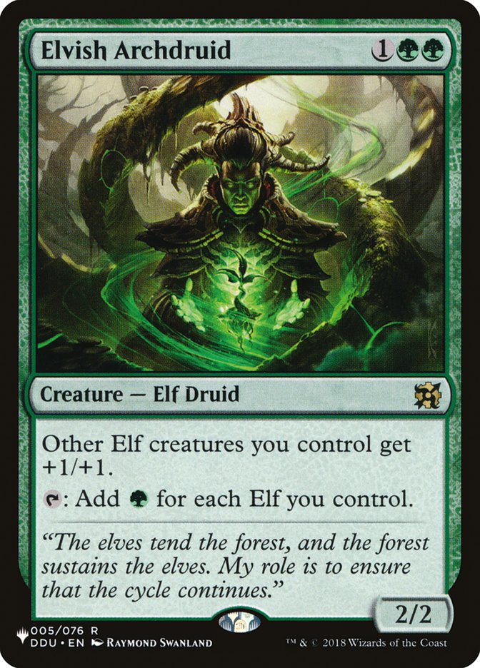 Elvish Archdruid [The List] | Silver Goblin