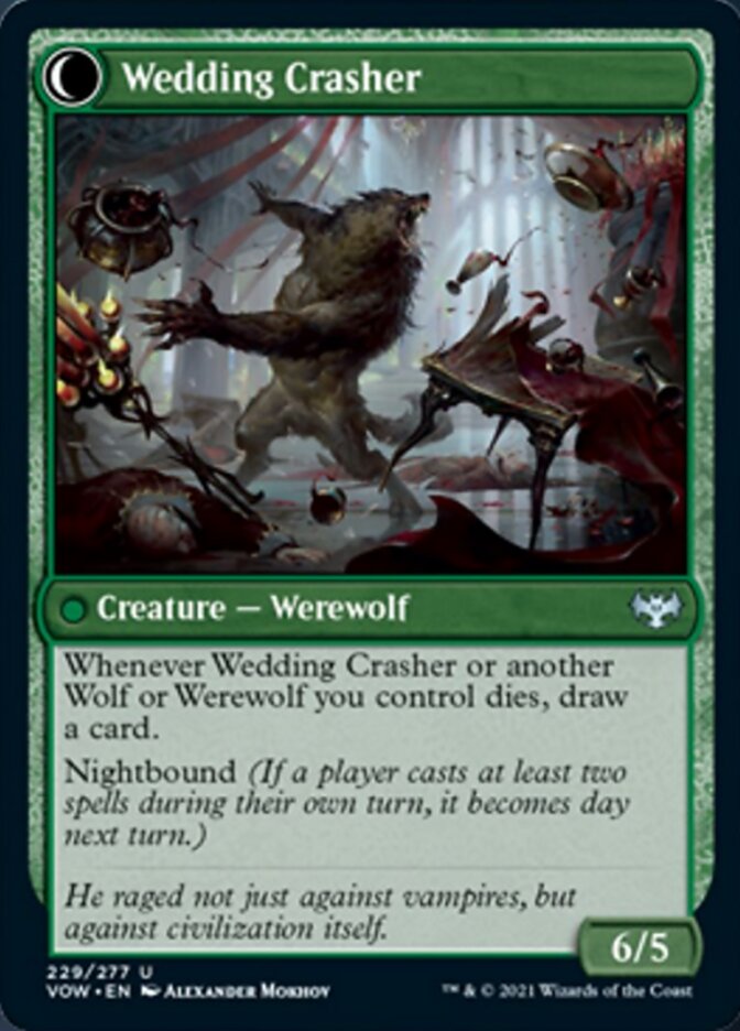 Wolfkin Outcast // Wedding Crasher [Innistrad: Crimson Vow] | Silver Goblin