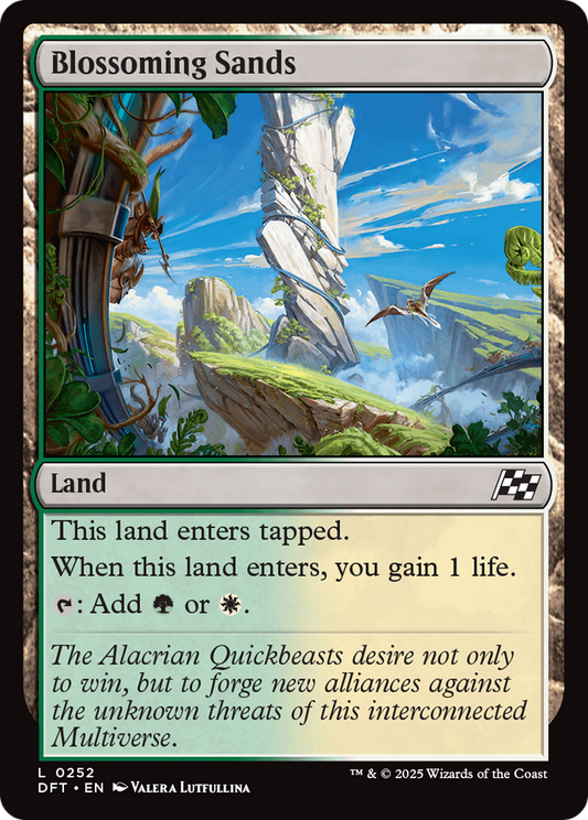 Blossoming Sands Foil (252) - Aetherdrift