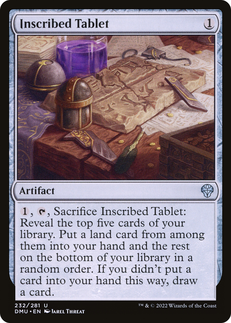 Inscribed Tablet [Dominaria United] Foil