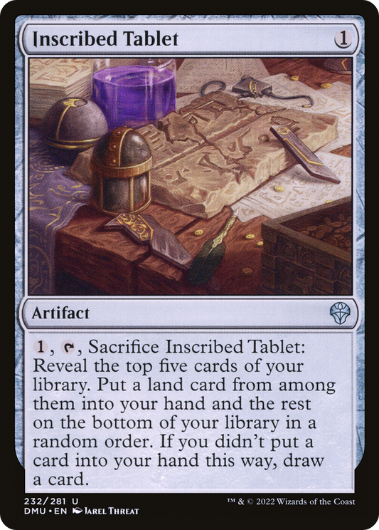 Inscribed Tablet [Dominaria United] Foil