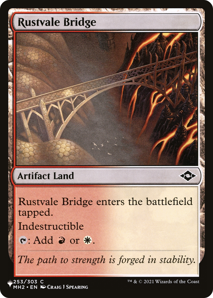 Rustvale Bridge [The List Reprints] | Silver Goblin