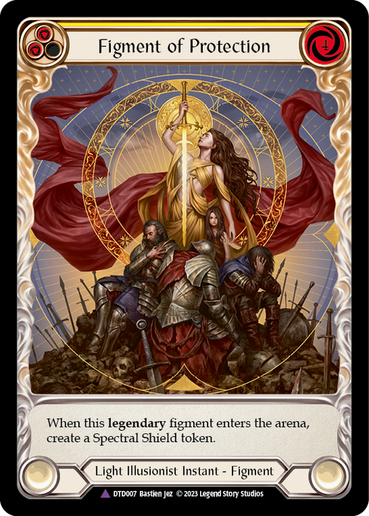 Figment of Protection // Aegis, Archangel of Protection (Marvel) Cold Foil (DTD007) - Dusk till Dawn