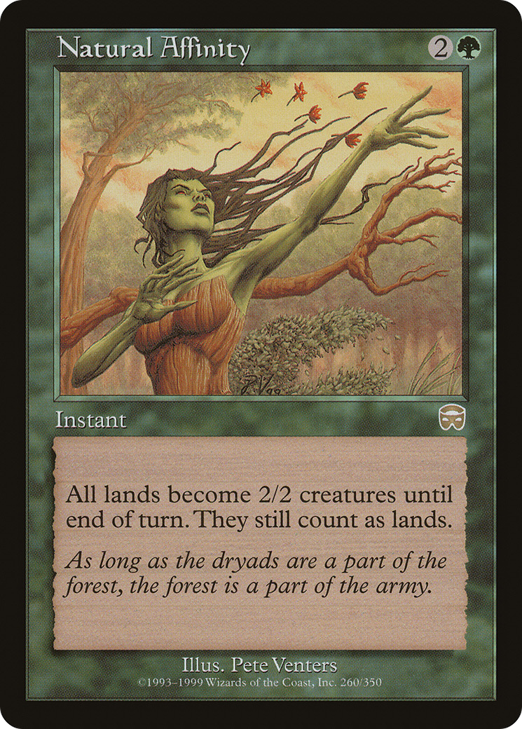 Natural Affinity [Mercadian Masques] Foil