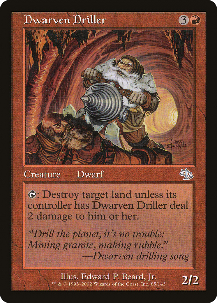 Dwarven Driller [Judgment] Foil