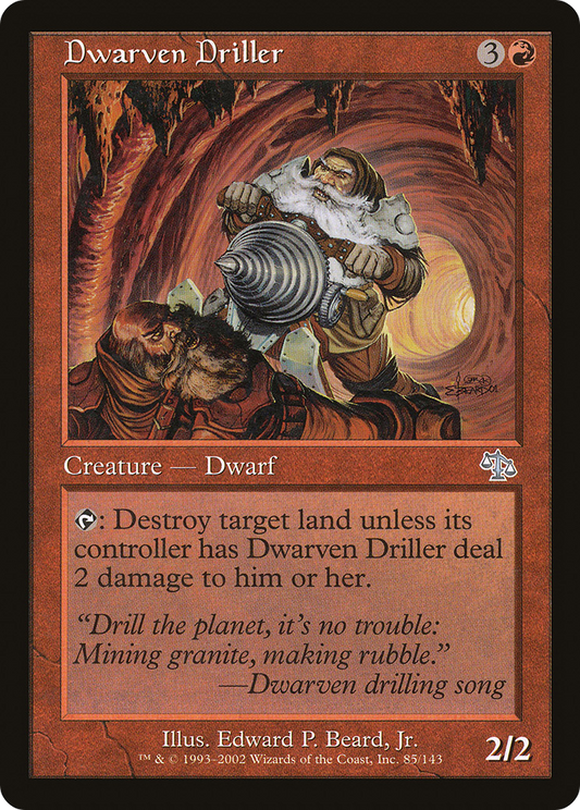 Dwarven Driller [Judgment] Foil