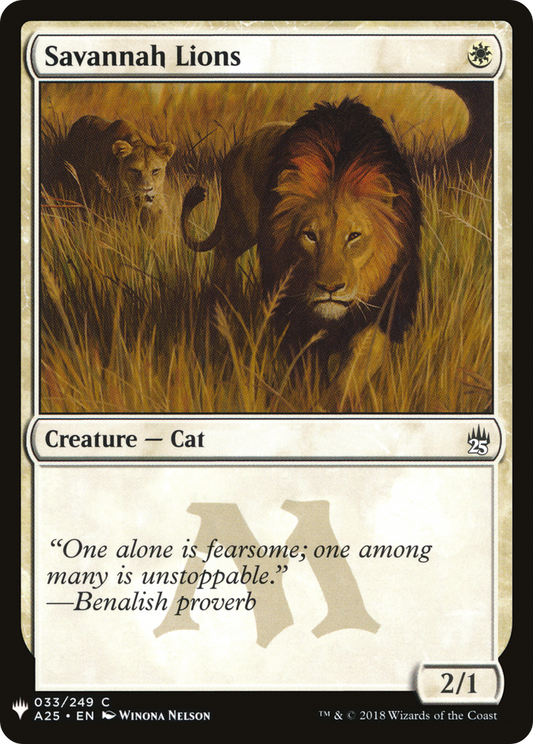 Savannah Lions [Mystery Booster]