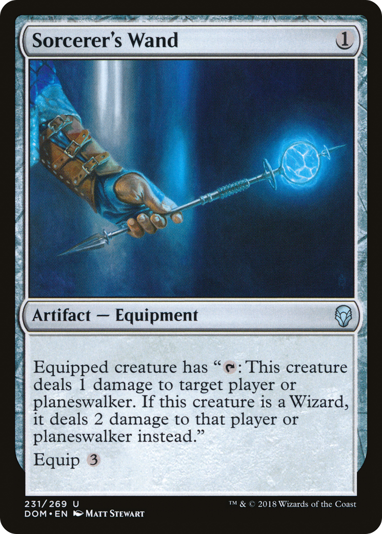 Sorcerer's Wand [Dominaria] | Silver Goblin