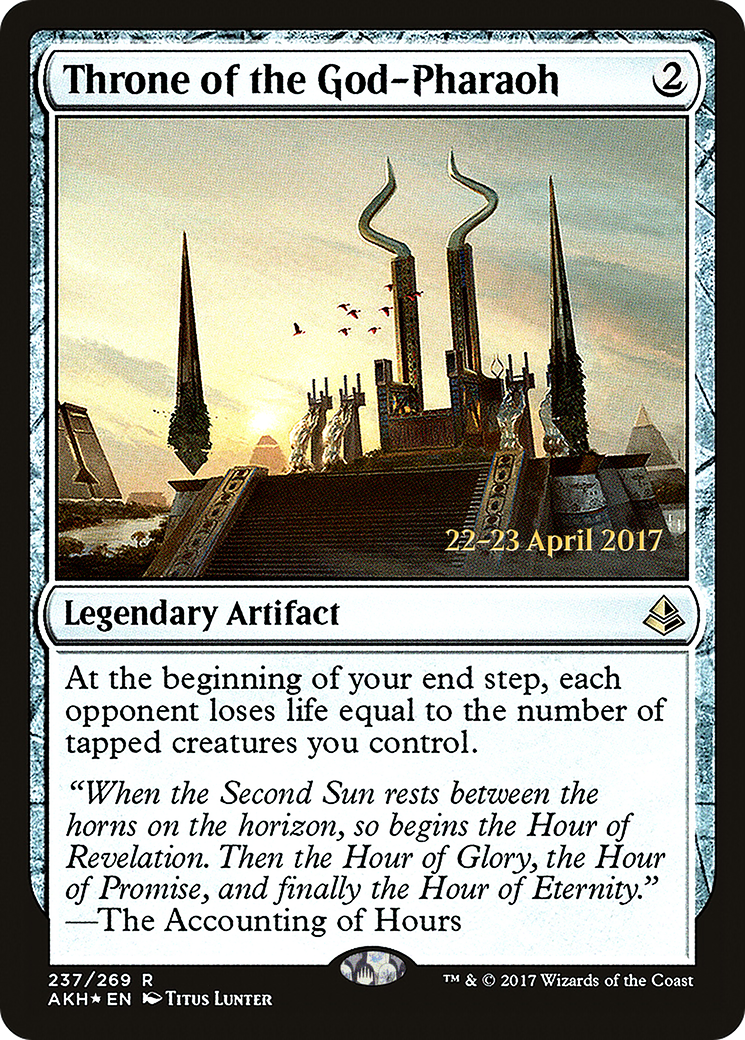 Throne of the God-Pharaoh (237) Foil - Amonkhet Promos