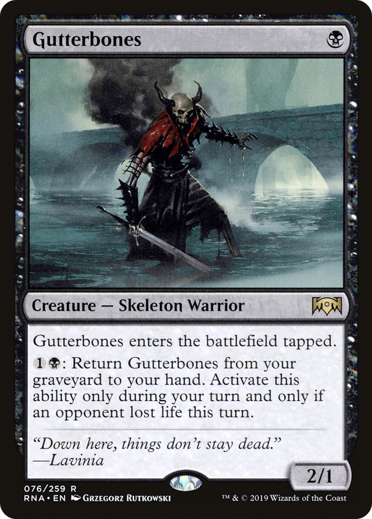 Gutterbones [Ravnica Allegiance] Foil