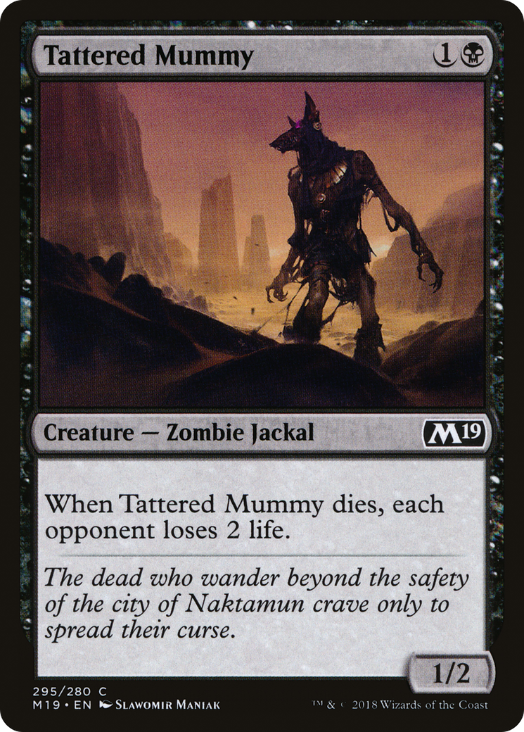 Tattered Mummy [Core Set 2019] | Silver Goblin