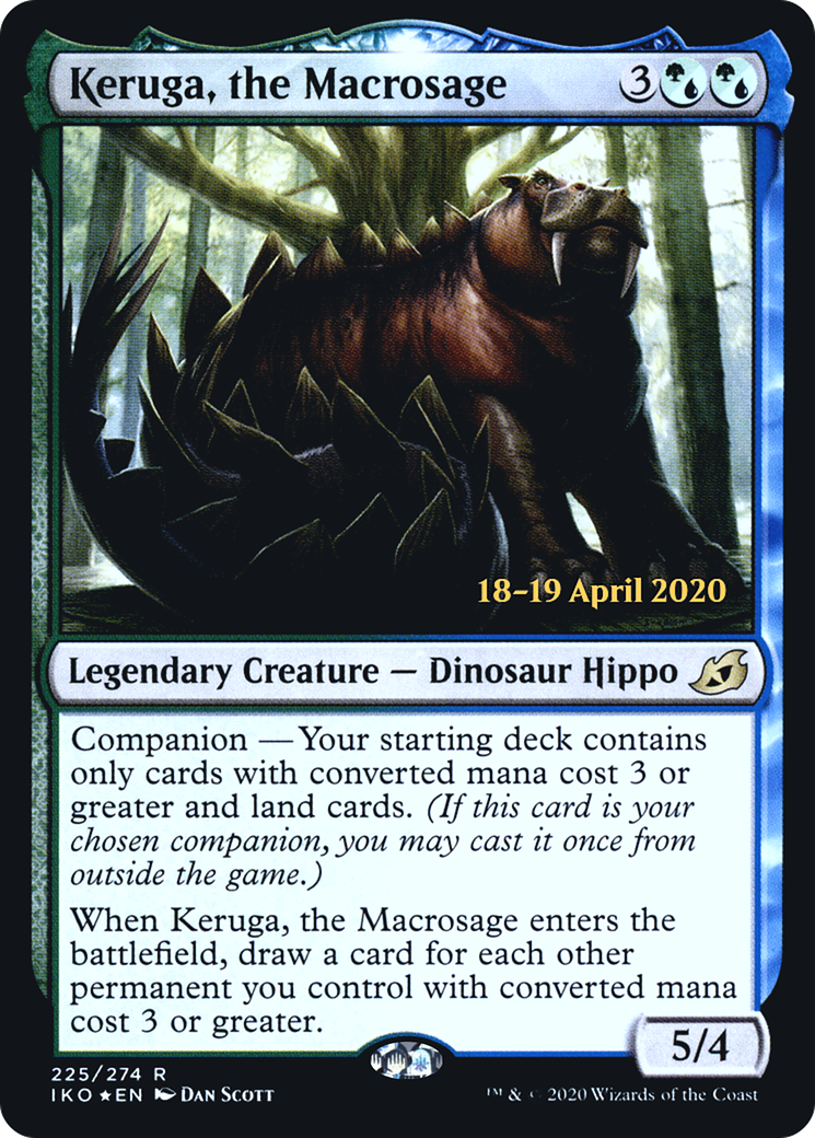 Keruga, the Macrosage (225) Foil - Ikoria: Lair of Behemoths Promos