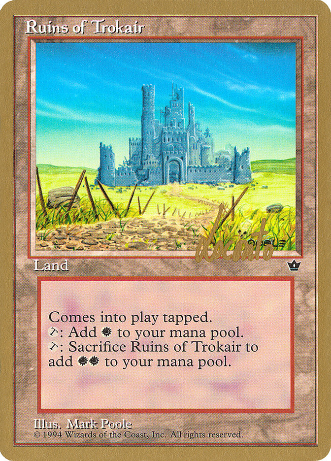 Ruins of Trokair (Michael Loconto) [Pro Tour Collector Set] | Silver Goblin