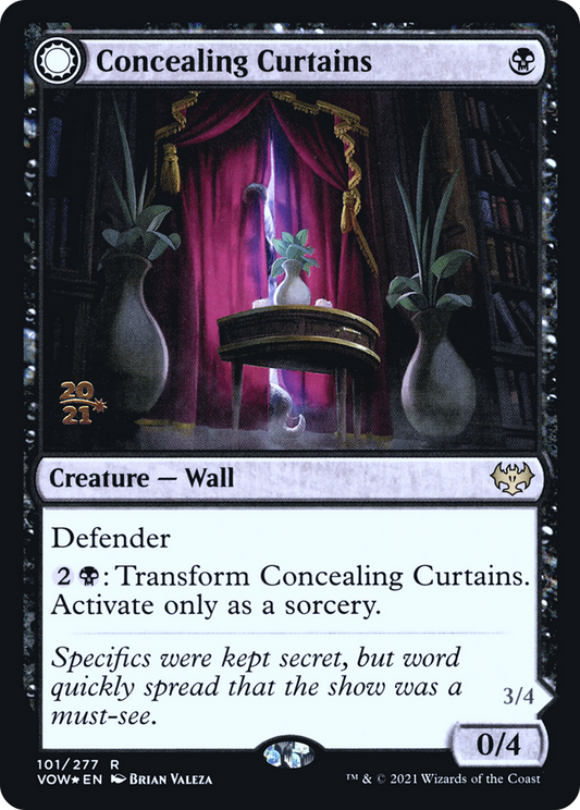 Concealing Curtains // Revealing Eye [Innistrad: Crimson Vow Prerelease Promos]