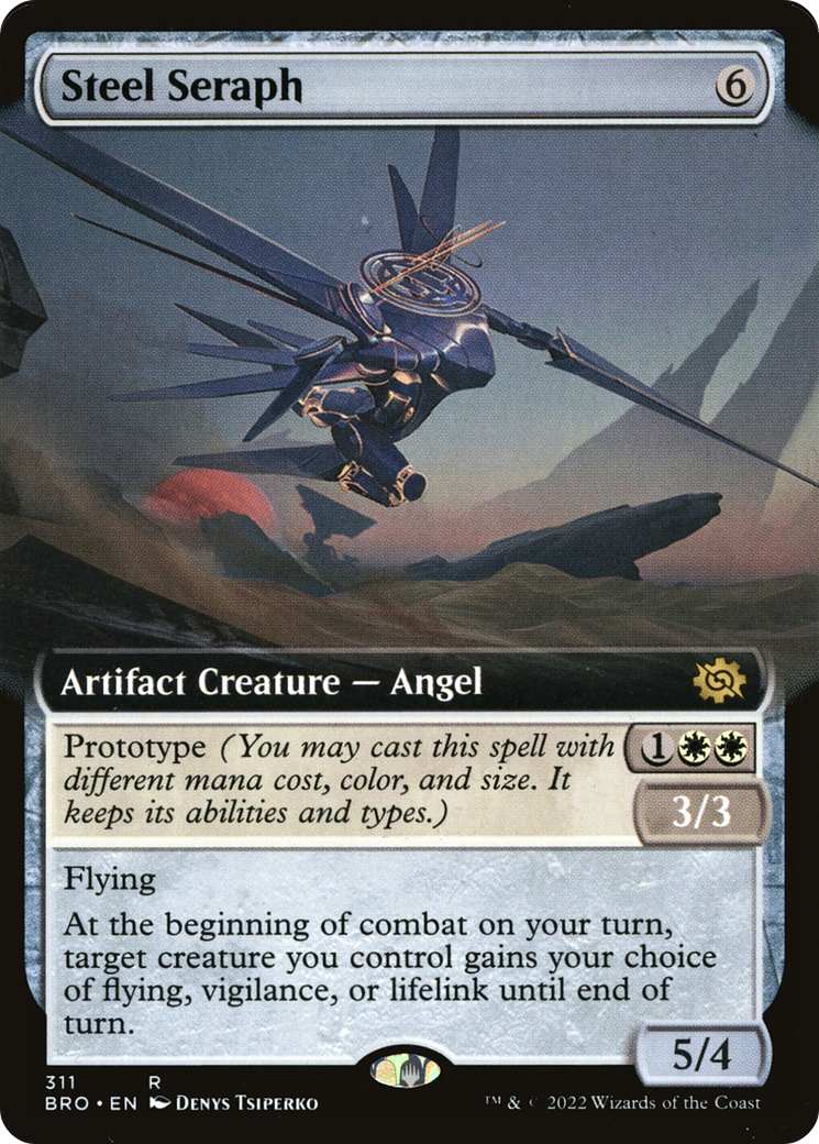 Steel Seraph (Extended Art) [The Brothers' War] Foil