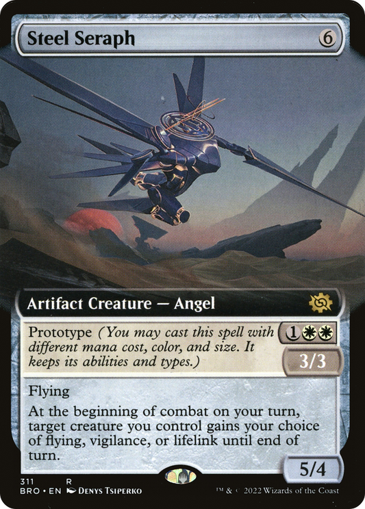 Steel Seraph (Extended Art) [The Brothers' War] Foil