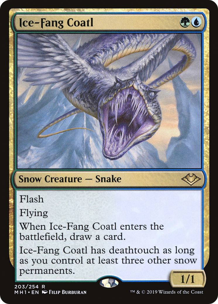 Ice-Fang Coatl [Modern Horizons] | Silver Goblin