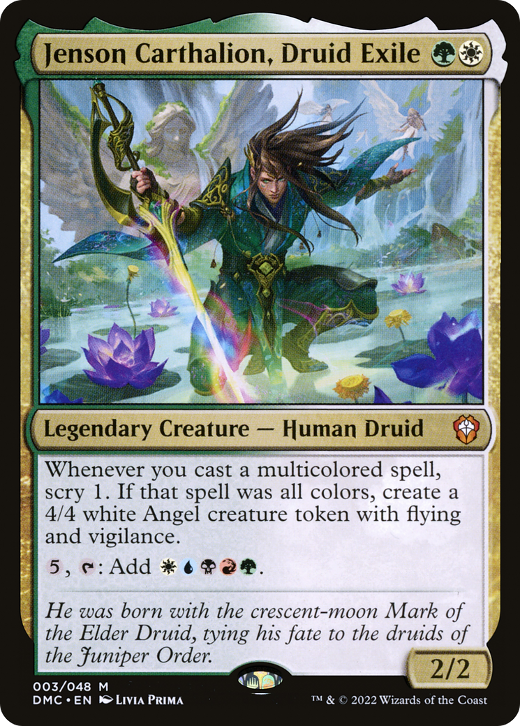 Jenson Carthalion, Druid Exile [Dominaria United Commander] | Silver Goblin