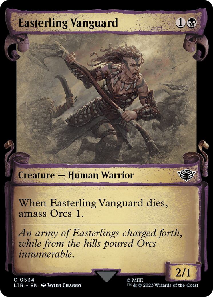 Easterling Vanguard [The Lord of the Rings: Tales of Middle-Earth Showcase Scrolls] Foil