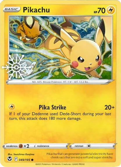 Pikachu - 049/195 (Holiday Calendar) (49) Holofoil - Miscellaneous Cards & Products