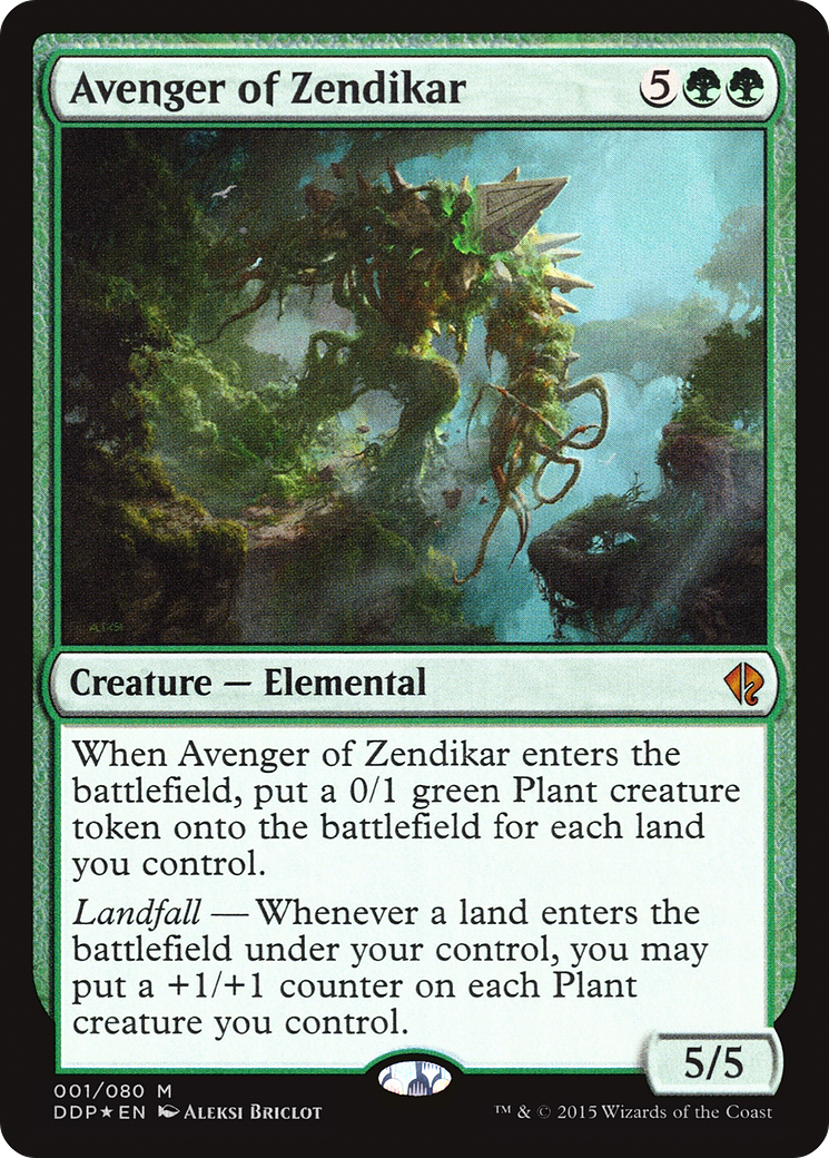 Avenger of Zendikar [Duel Decks: Zendikar vs. Eldrazi] Foil
