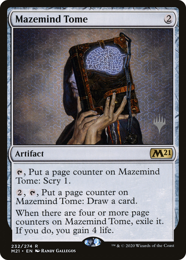 Mazemind Tome (Promo Pack) [Core Set 2021 Promos] Foil