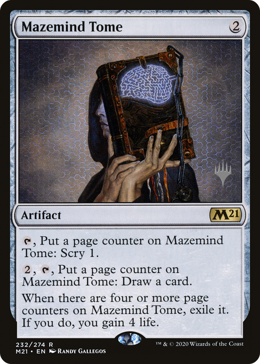 Mazemind Tome (Promo Pack) [Core Set 2021 Promos] Foil