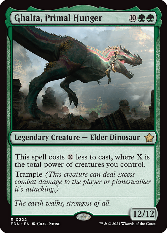 Ghalta, Primal Hunger [Foundations] Foil