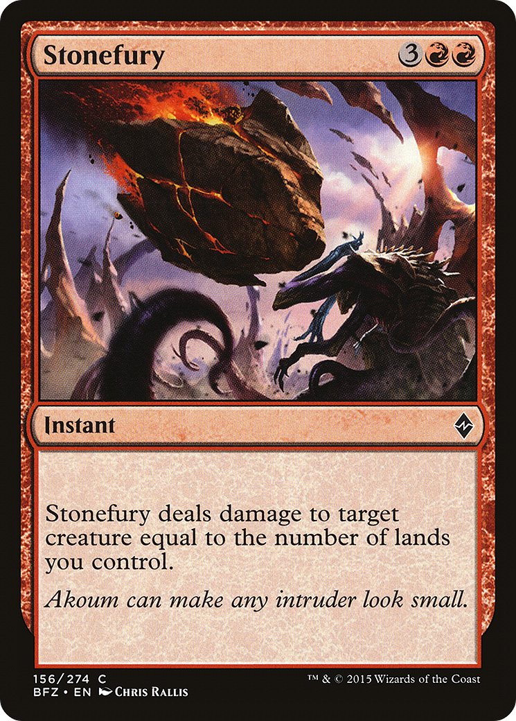 Stonefury (156) - Battle for Zendikar