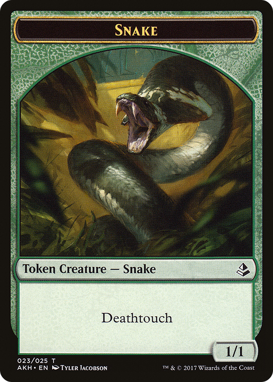 Snake Token [Amonkhet Tokens] Foil