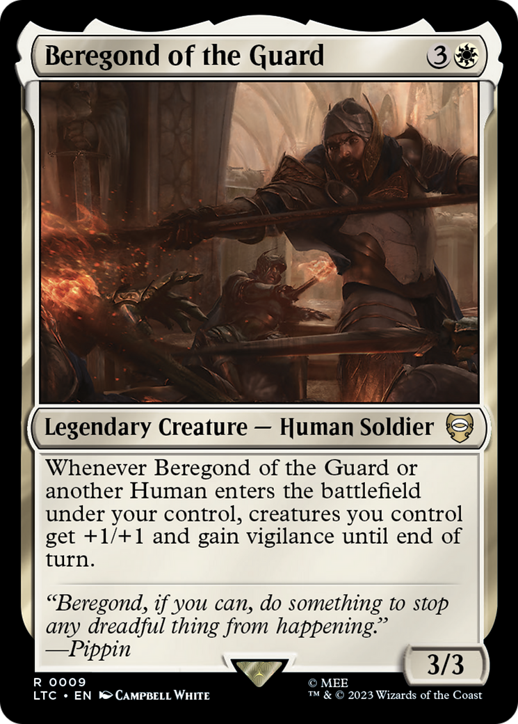 Beregond of the Guard [The Lord of the Rings: Tales of Middle-Earth Commander] Foil