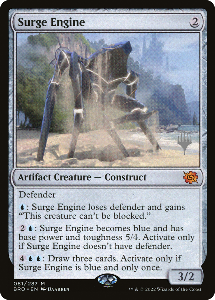 Surge Engine (Promo Pack) [The Brothers' War Promos] | Silver Goblin