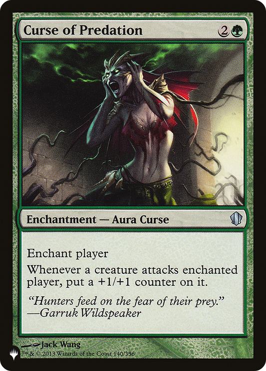 Curse of Predation (C13-140)