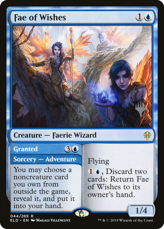 Fae of Wishes // Granted (Promo Pack) [Throne of Eldraine Promos] Foil