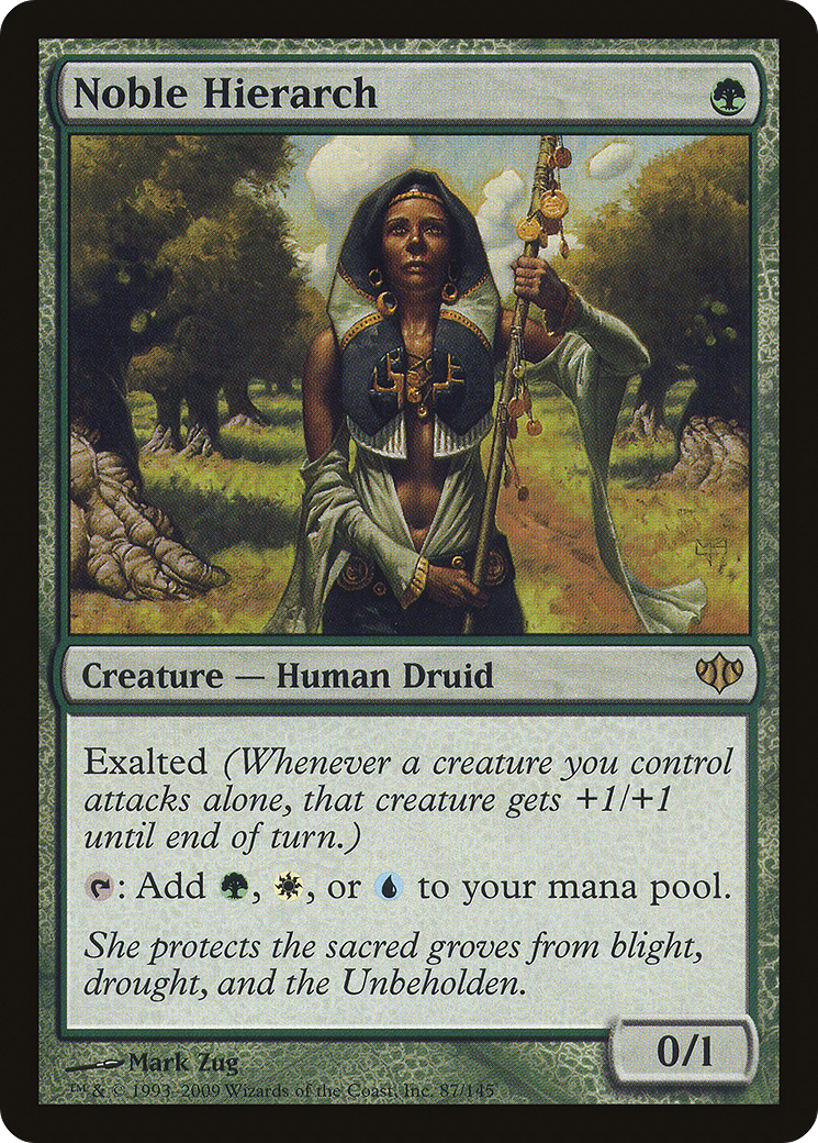 Noble Hierarch (087) Foil - Conflux