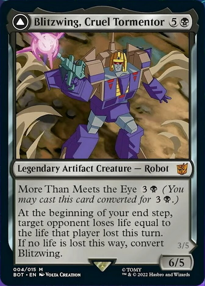 Blitzwing, Cruel Tormentor // Blitzwing, Adaptive Assailant [Transformers] Foil