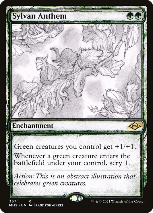 Sylvan Anthem (Sketch) [Modern Horizons 2]