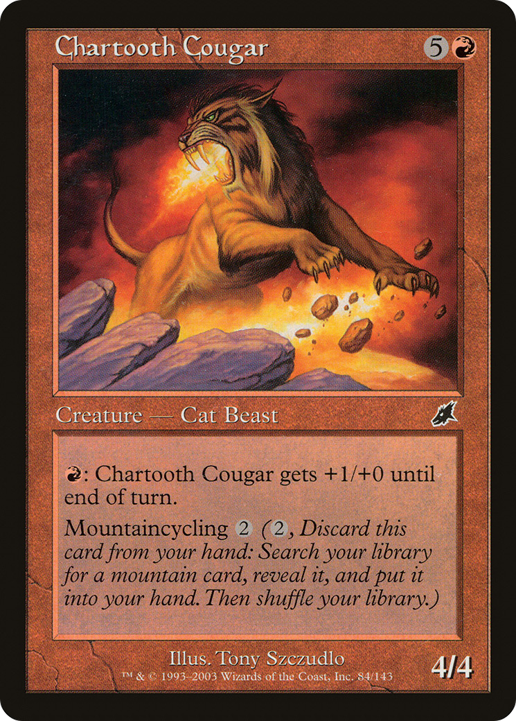 Chartooth Cougar [Scourge] Foil