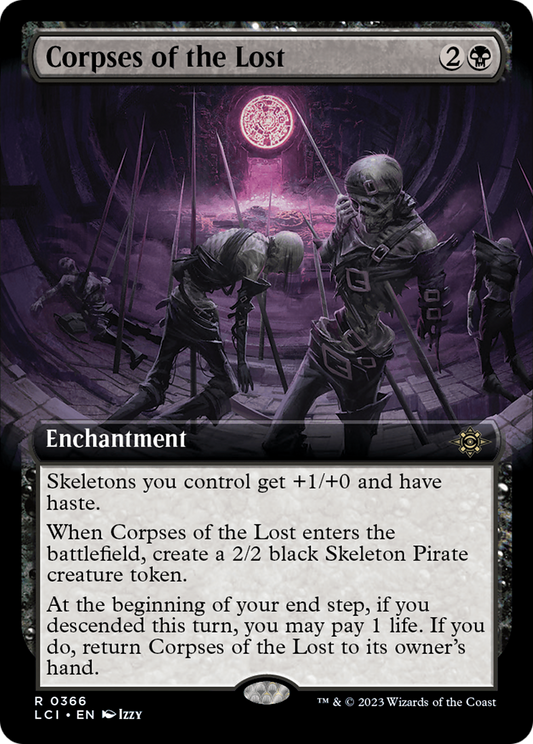 Corpses of the Lost (Extended Art) [The Lost Caverns of Ixalan] Foil