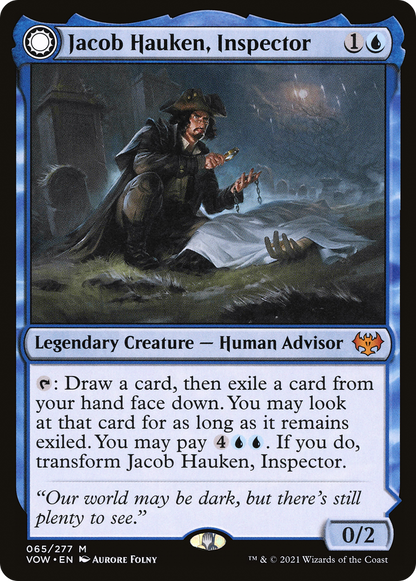 Jacob Hauken, Inspector // Hauken's Insight [Innistrad: Crimson Vow] Foil
