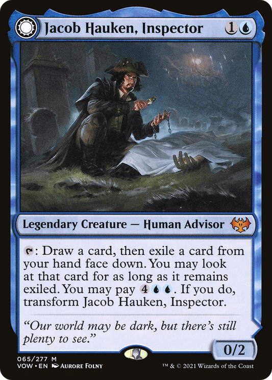 Jacob Hauken, Inspector // Hauken's Insight [Innistrad: Crimson Vow] Foil
