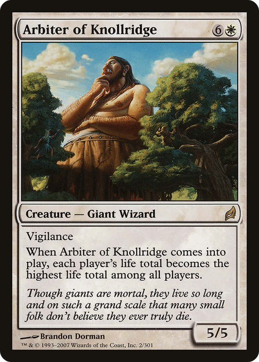 Arbiter of Knollridge [Lorwyn] Foil