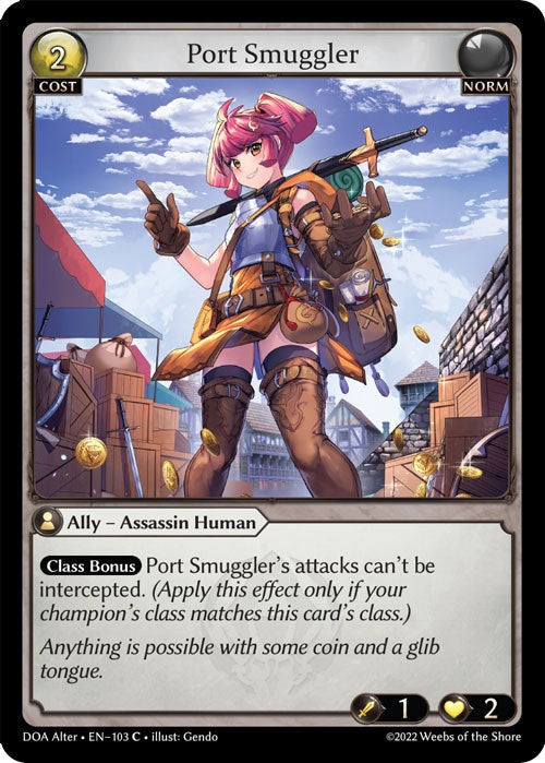 Port Smuggler (103) [Dawn of Ashes: Alter Edition] Foil