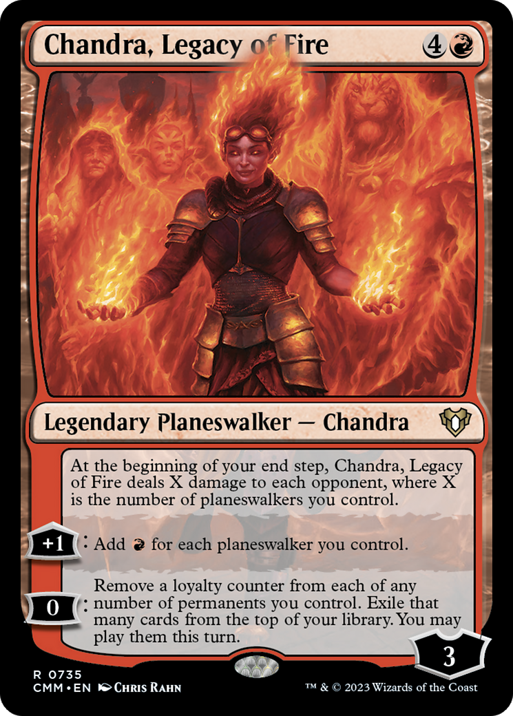 Chandra, Legacy of Fire [Commander Masters] | Silver Goblin