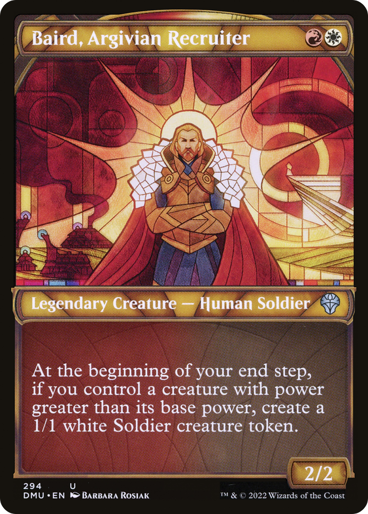 Baird, Argivian Recruiter (Showcase) [Dominaria United] Foil