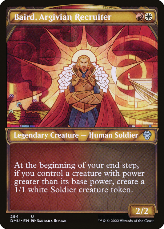Baird, Argivian Recruiter (Showcase) [Dominaria United] Foil