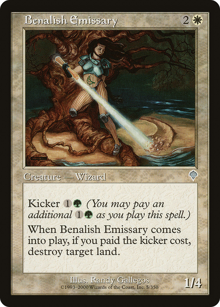 Benalish Emissary [Invasion] Foil